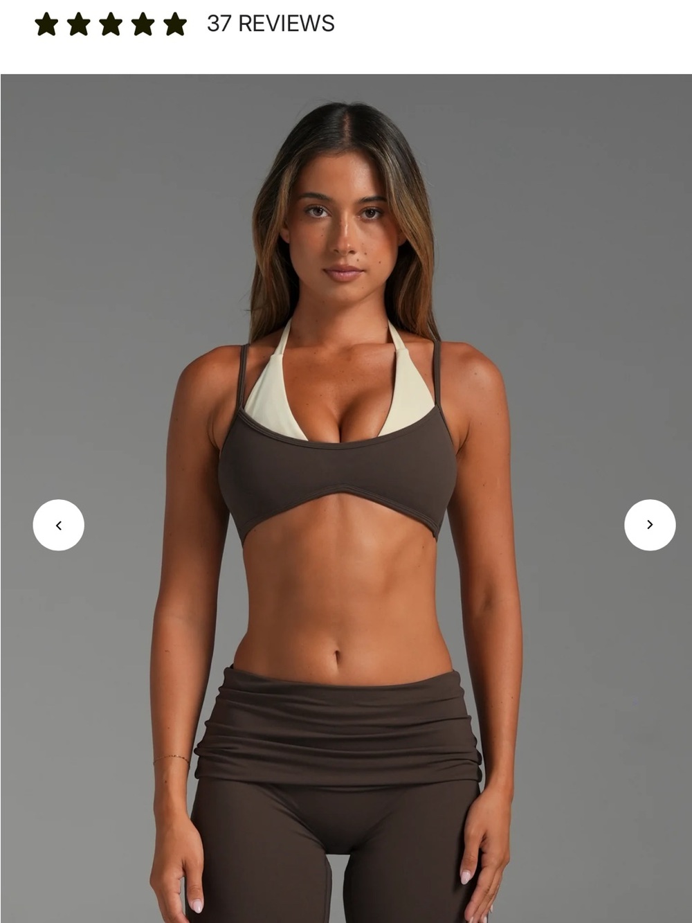 SWT Active FLX Layered Halter Bra
